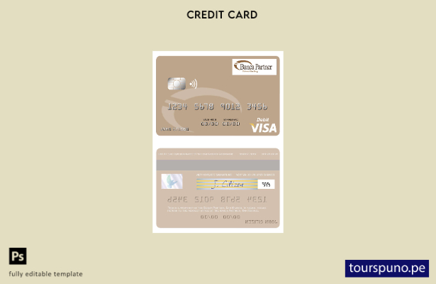 lista para imprimir plantilla de tarjeta de débito visa San Marino Banca Partner